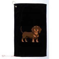 Cute Saying Dachshund Wiener Dog Gift Golf Towel thumb 0