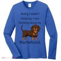 Cute Saying Dachshund Wiener Dog Gift Women's Long Sleeve Shirt thumb 0