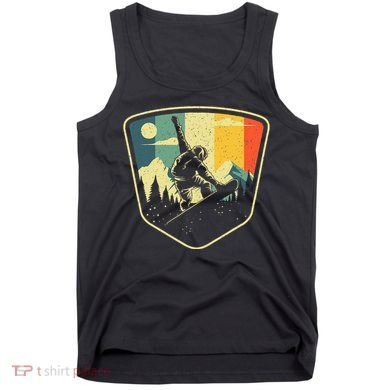 Cool Snowboarding Design Vintage Snowboarder Tank Top