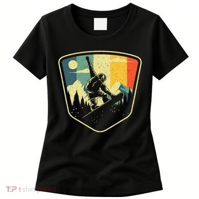 Cool Snowboarding Design Vintage Snowboarder Women's T-Shirt