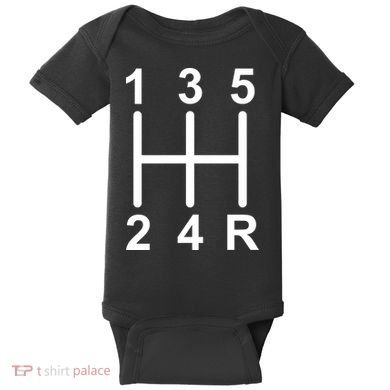 Car Shift Driver Baby Bodysuit