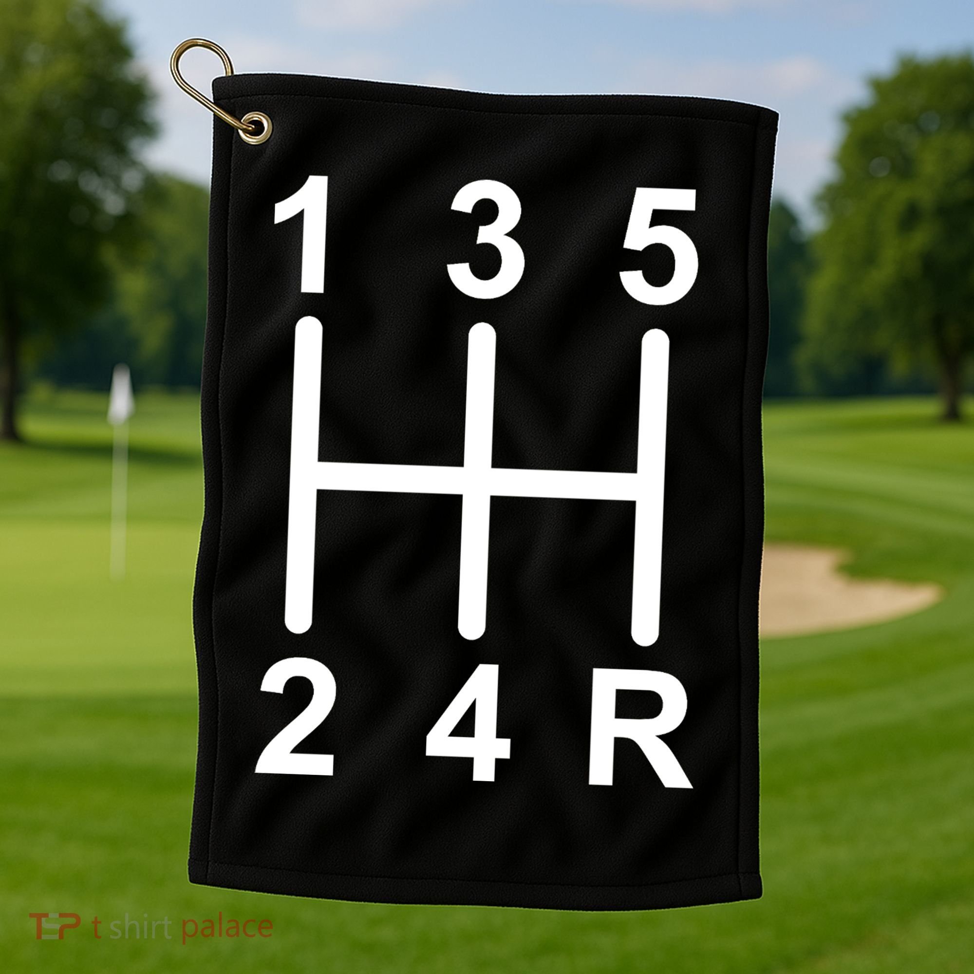 Car Shift Driver Golf Towel