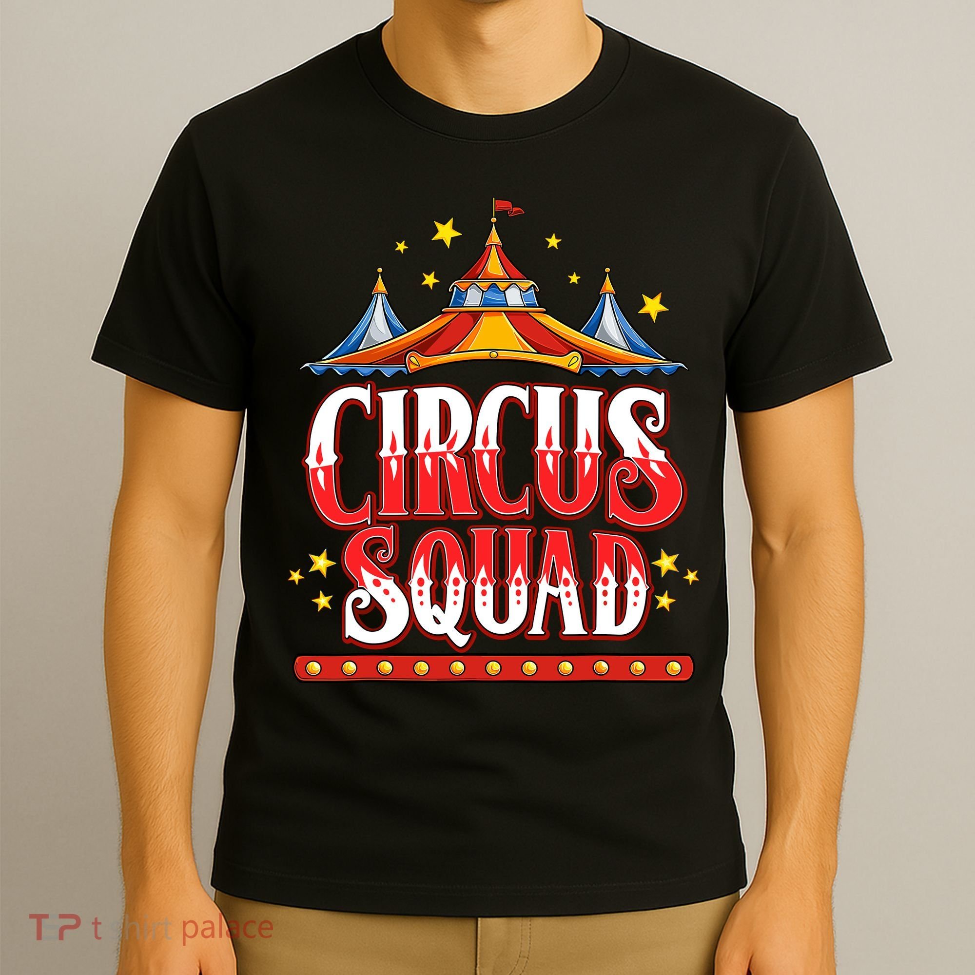 Circus Squad Event Carnival Staff Birthday Party Theme Show T-Shirt