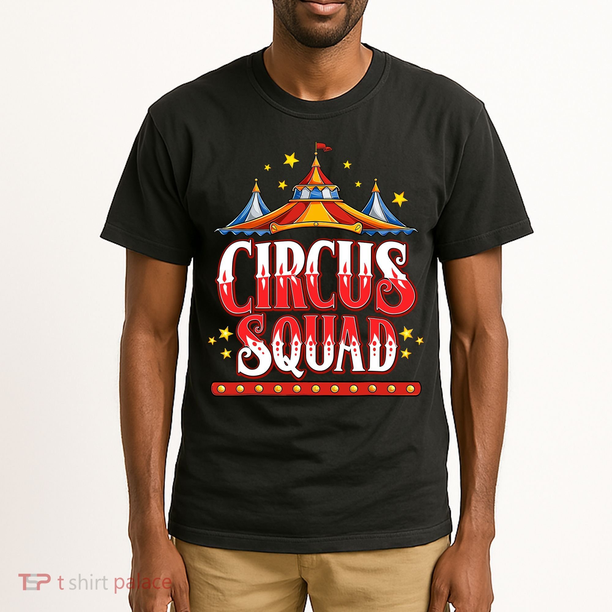 Circus Squad Event Carnival Staff Birthday Party Theme Show Tall T-Shirt