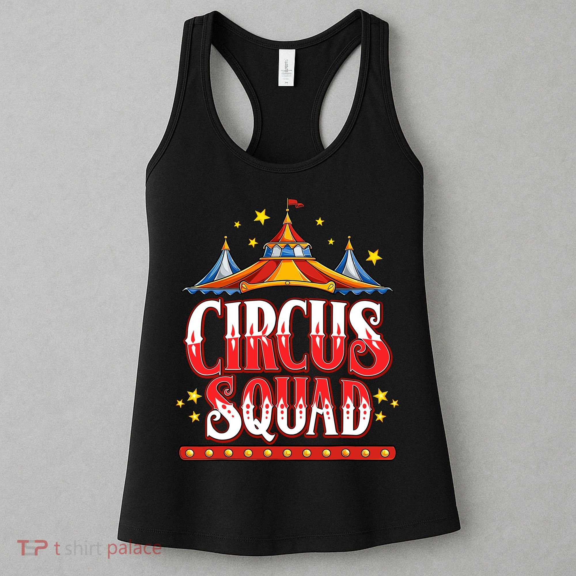 Circus Squad Event Carnival Staff Birthday Party Theme Show Women's Tank Top
