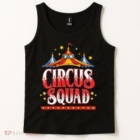 Circus Squad Event Carnival Staff Birthday Party Theme Show Tank Top thumb 2