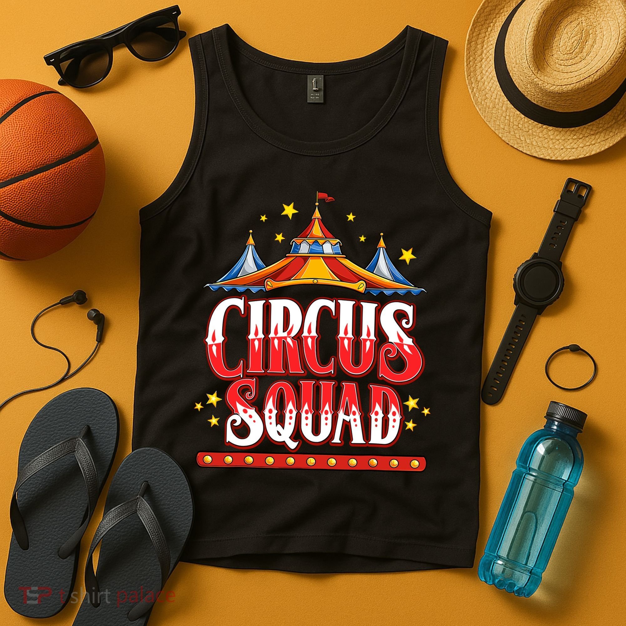 Circus Squad Event Carnival Staff Birthday Party Theme Show Tank Top