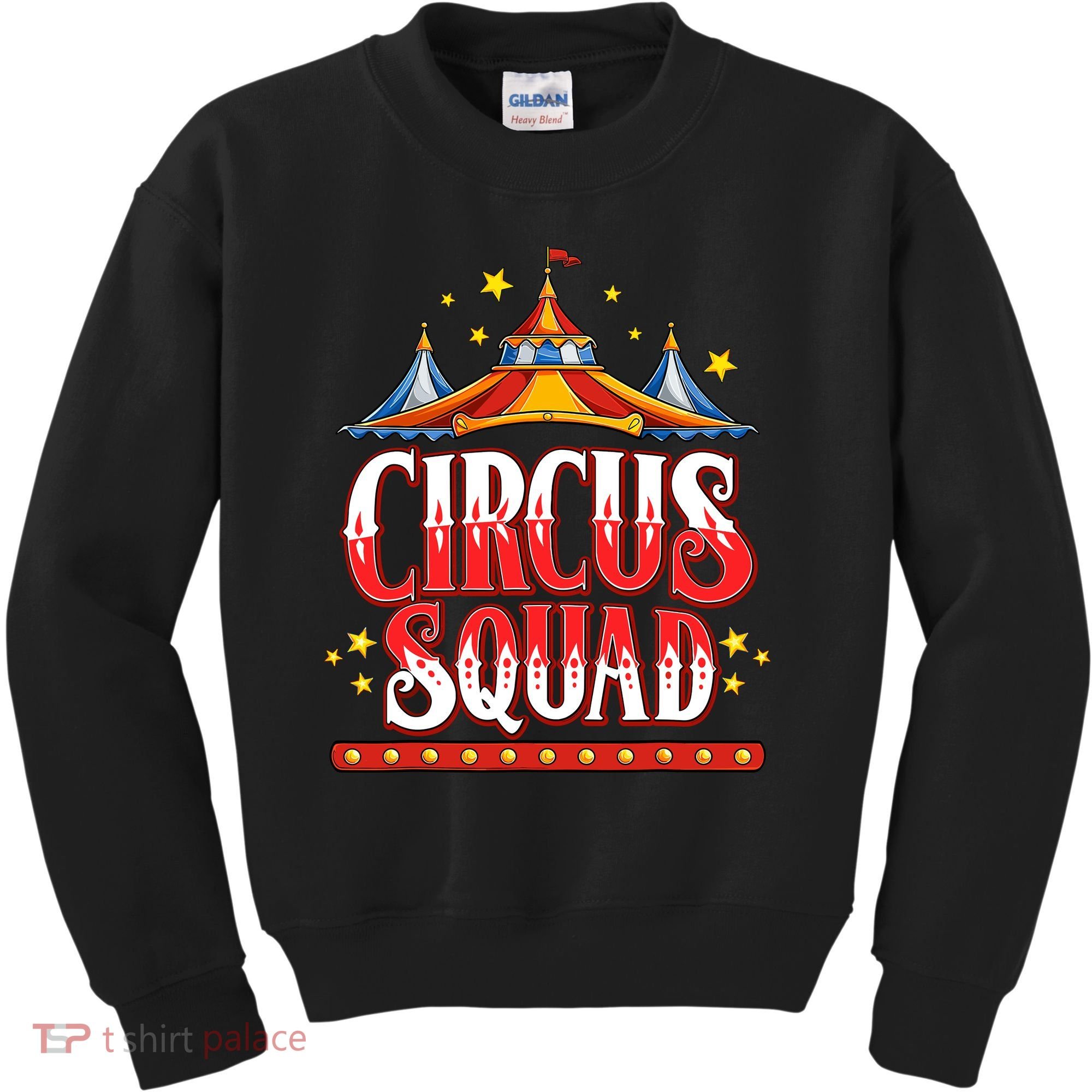 Circus Squad Event Carnival Staff Birthday Party Theme Show Kids Sweatshirt