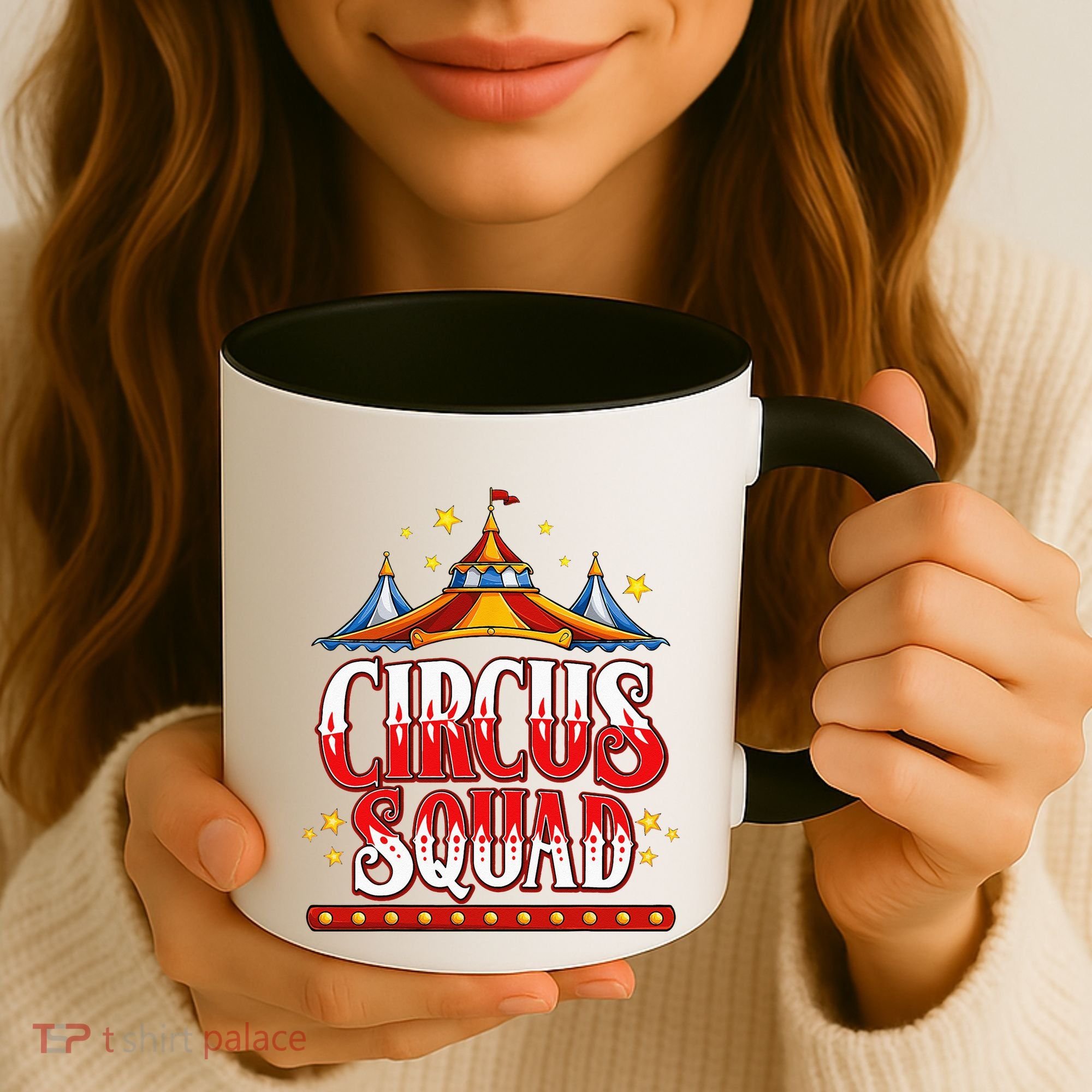 Circus Squad Event Carnival Staff Birthday Party Theme Show Coffee Mug