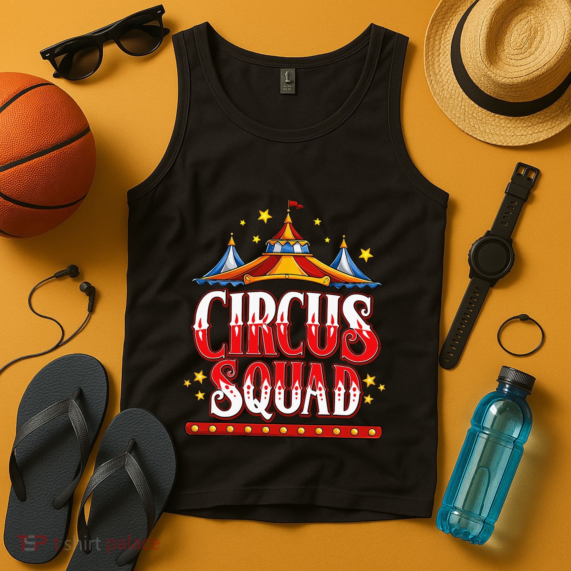 Circus Squad Event Carnival Staff Birthday Party Theme Show Tank Top