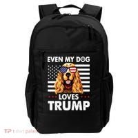 Cocker Spaniel Even My Dog Loves Trump Funny Backpack thumb 0
