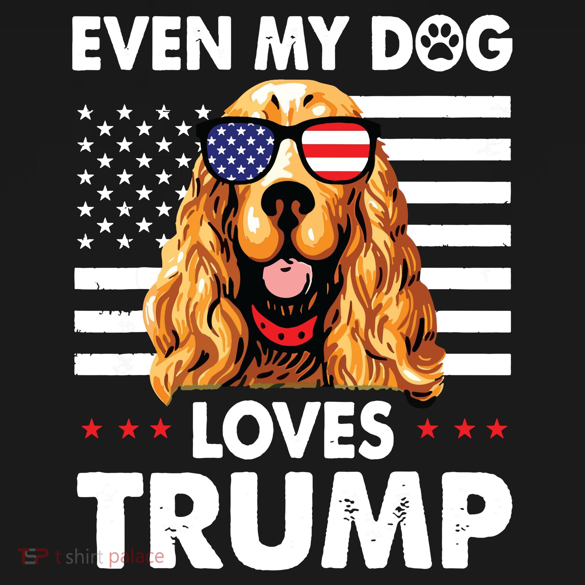 Cocker Spaniel Even My Dog Loves Trump Funny Visor