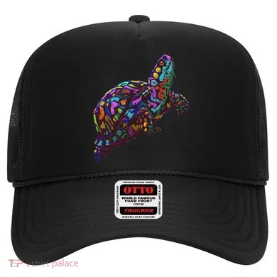 Colorful Splash Eastern Box Turtle Hat