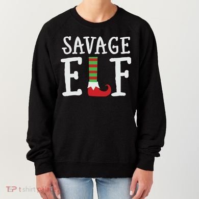 Christmas Savage ELF Xmas Women's Sweatshirt