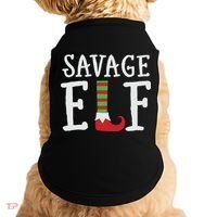 Christmas Savage ELF Xmas Doggie Tank thumb 0