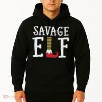 Christmas Savage ELF Xmas Hoodie thumb 2