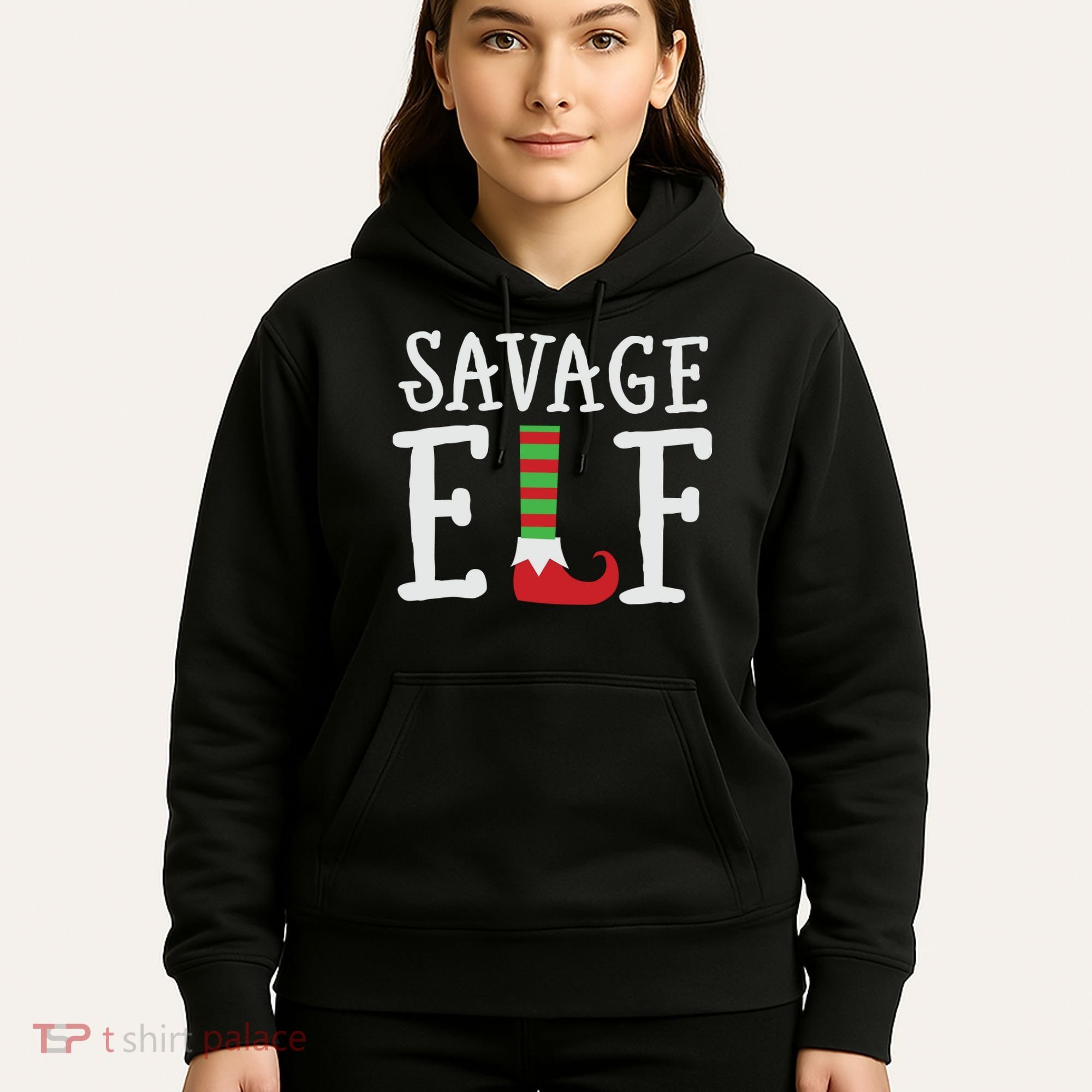 Christmas Savage ELF Xmas Hoodie