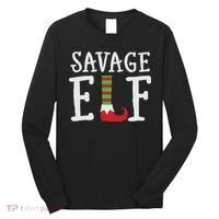 Christmas Savage ELF Xmas Long Sleeve Shirt thumb 0