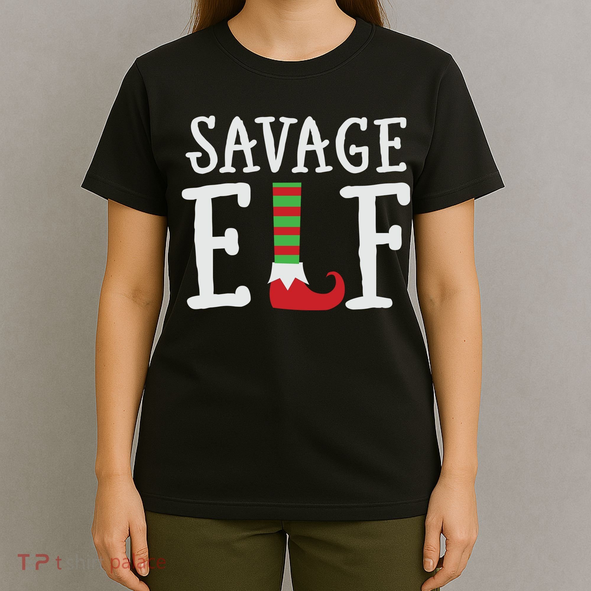 Christmas Savage ELF Xmas T-Shirt