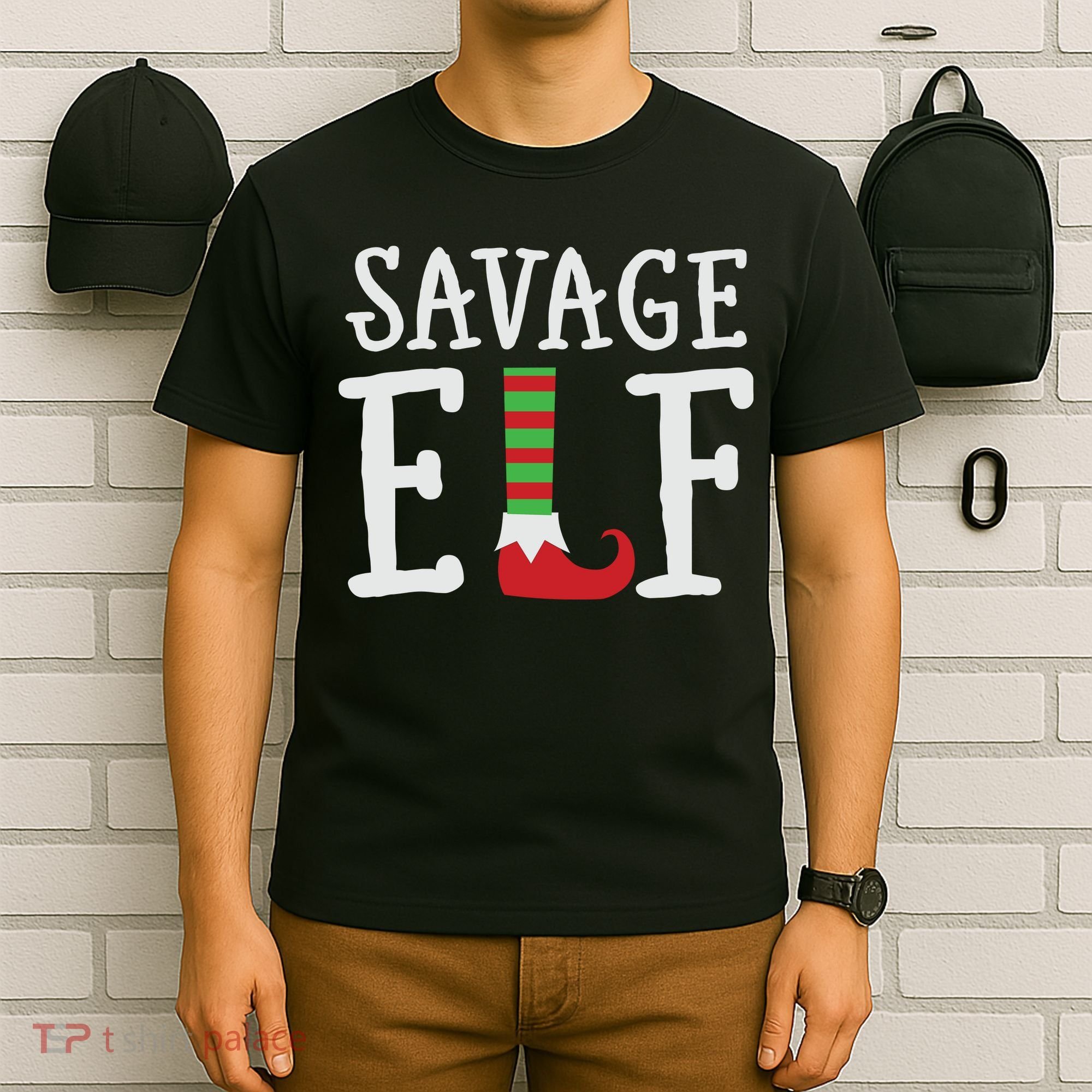 Christmas Savage ELF Xmas T-Shirt