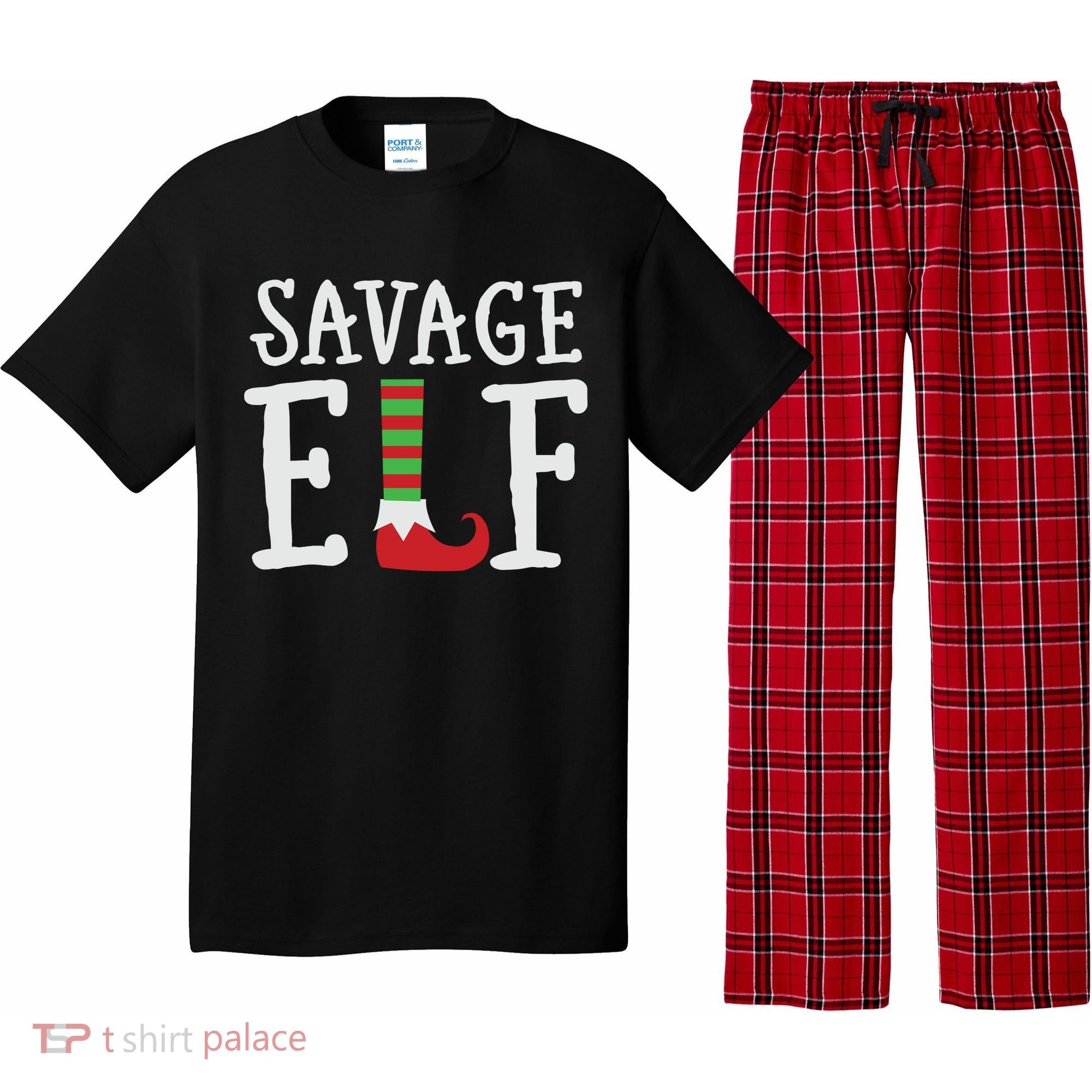 Christmas Savage ELF Xmas Pajama Set