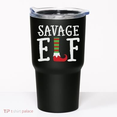 Christmas Savage ELF Xmas Tumbler