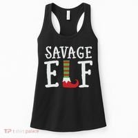 Christmas Savage ELF Xmas Women's Tank Top thumb 0