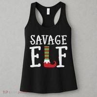 Christmas Savage ELF Xmas Women's Tank Top thumb 3