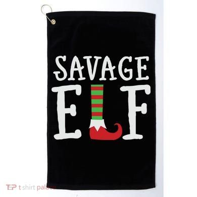 Christmas Savage ELF Xmas Golf Towel