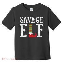 Christmas Savage ELF Xmas Toddler T-Shirt thumb 0