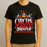 Circus Squad Event Carnival Staff Birthday Party Theme Show T-Shirt thumb 3