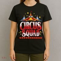Circus Squad Event Carnival Staff Birthday Party Theme Show T-Shirt thumb 4
