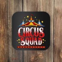Circus Squad Event Carnival Staff Birthday Party Theme Show Coaster thumb 0