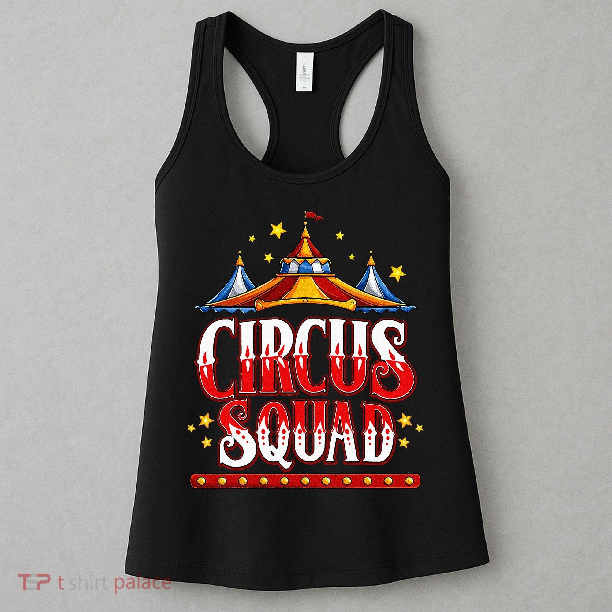 Circus Squad Event Carnival Staff Birthday Party Theme Show Women's Tank Top