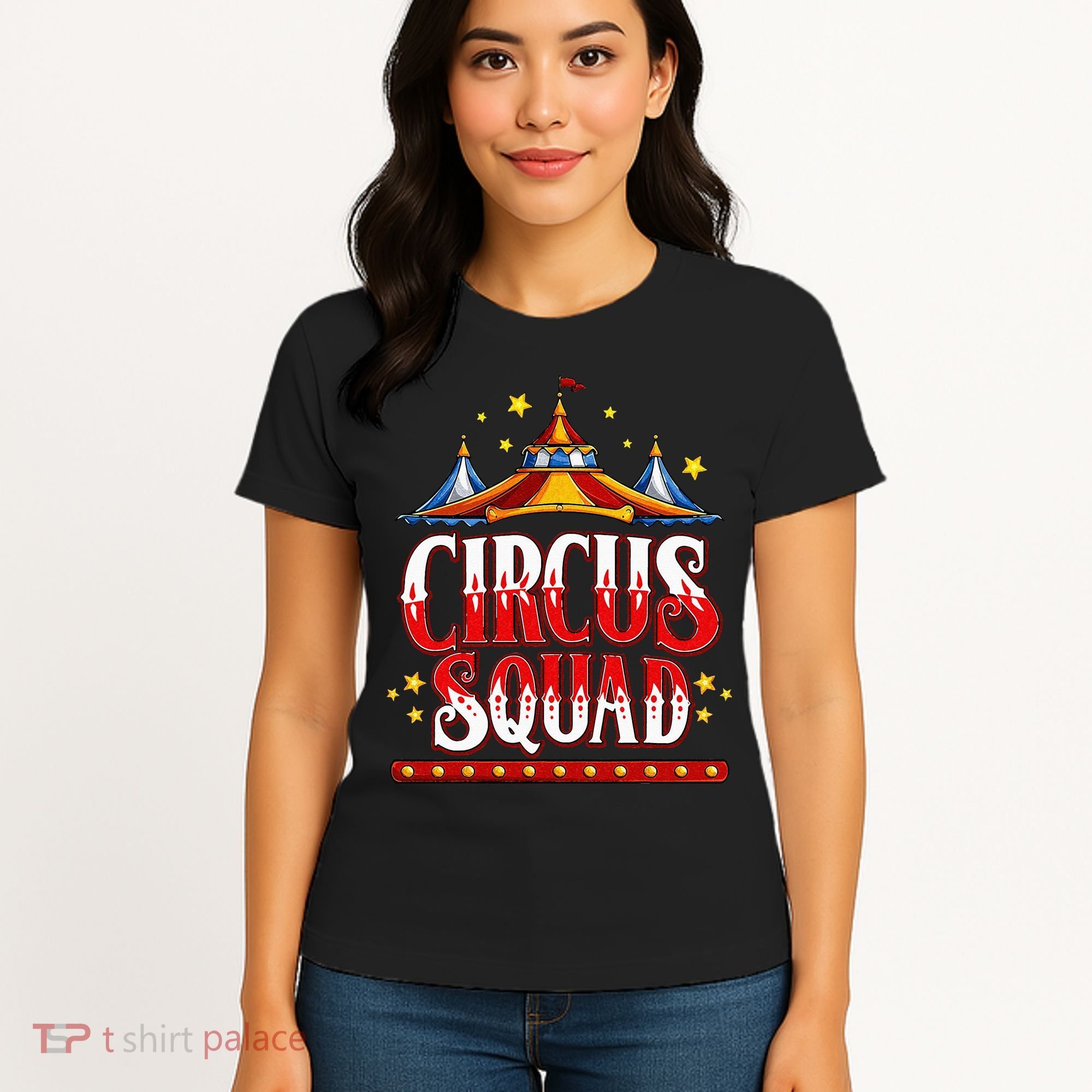 Circus Squad Event Carnival Staff Birthday Party Theme Show Women's T-Shirt