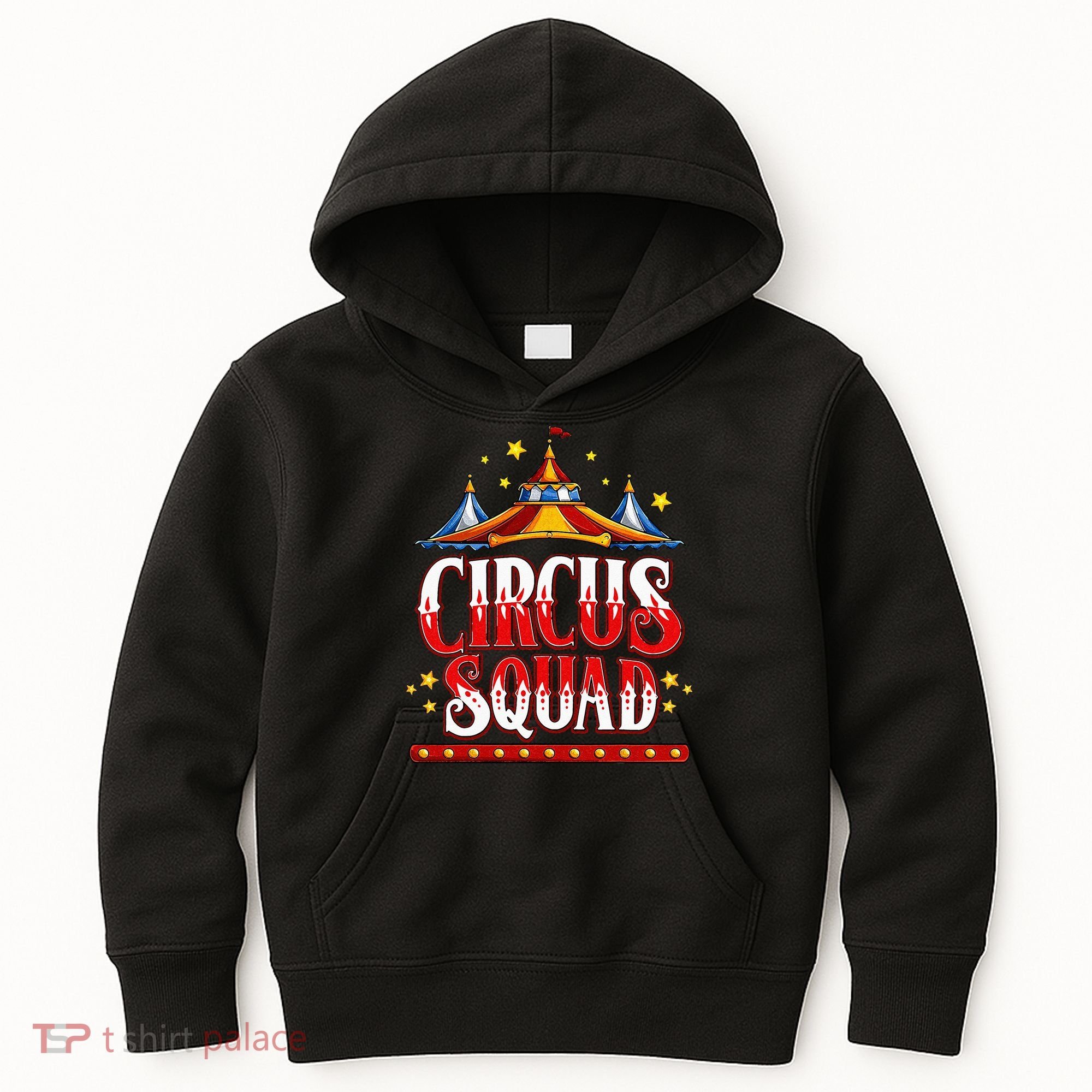 Circus Squad Event Carnival Staff Birthday Party Theme Show Kids Hoodie