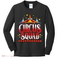 Circus Squad Event Carnival Staff Birthday Party Theme Show Kids Long Sleeve Shirt thumb 0