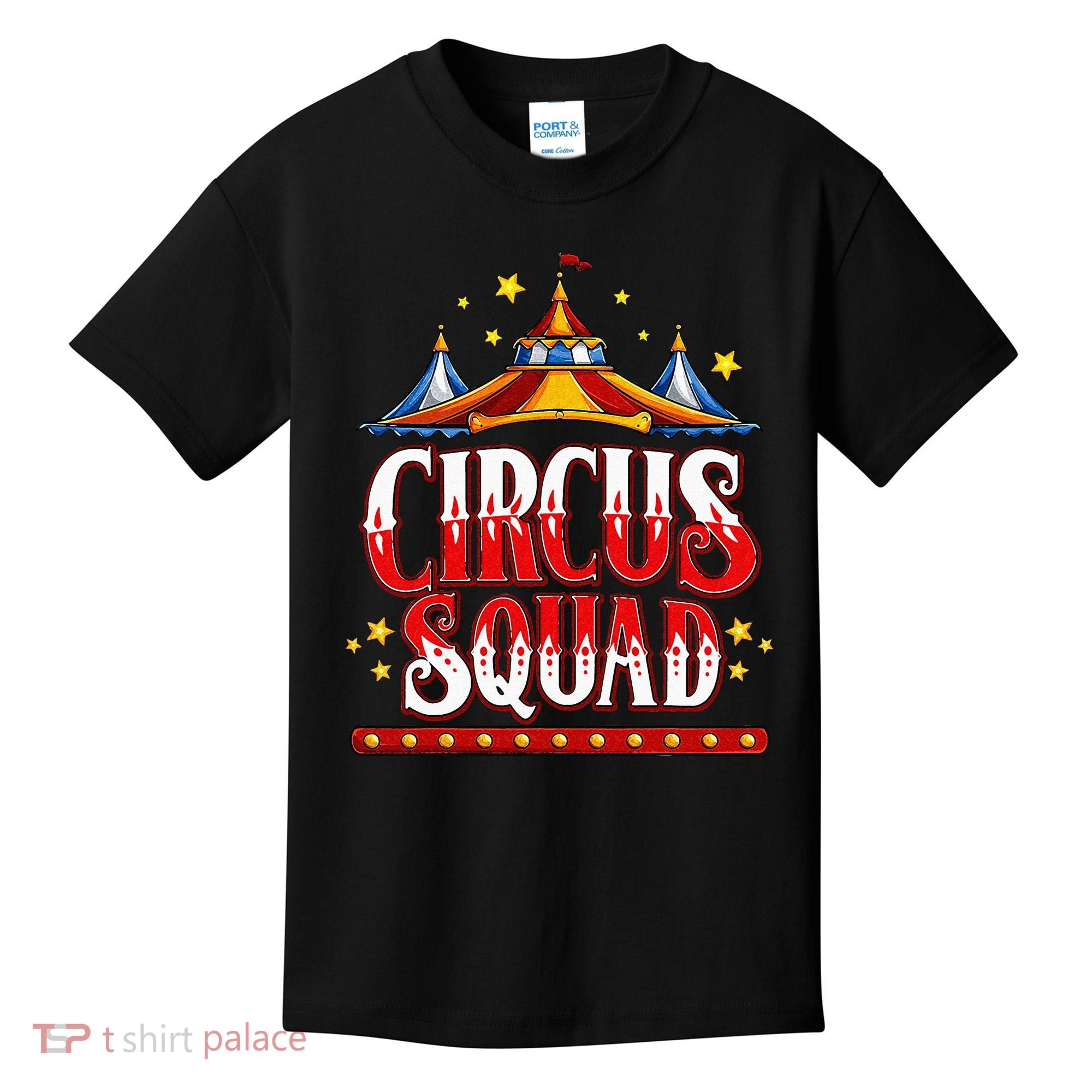 Circus Squad Event Carnival Staff Birthday Party Theme Show Kids T-Shirt