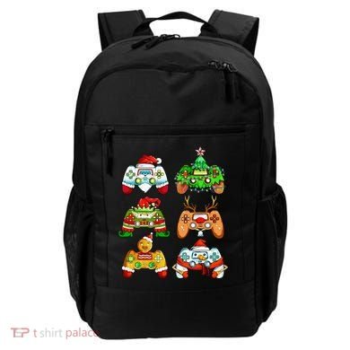 Christmas Santa Elf Gaming Controllers Snowman  Backpack