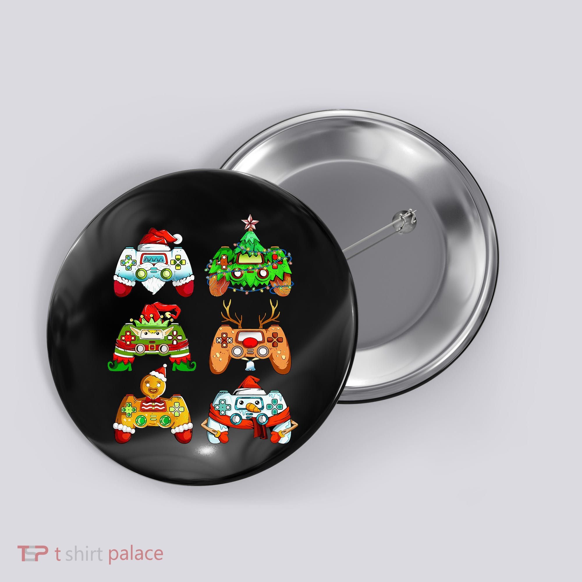 Christmas Santa Elf Gaming Controllers Snowman  Button