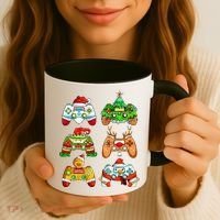 Christmas Santa Elf Gaming Controllers Snowman  Coffee Mug thumb 3