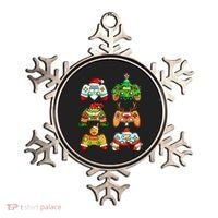 Christmas Santa Elf Gaming Controllers Snowman  Ornament thumb 0