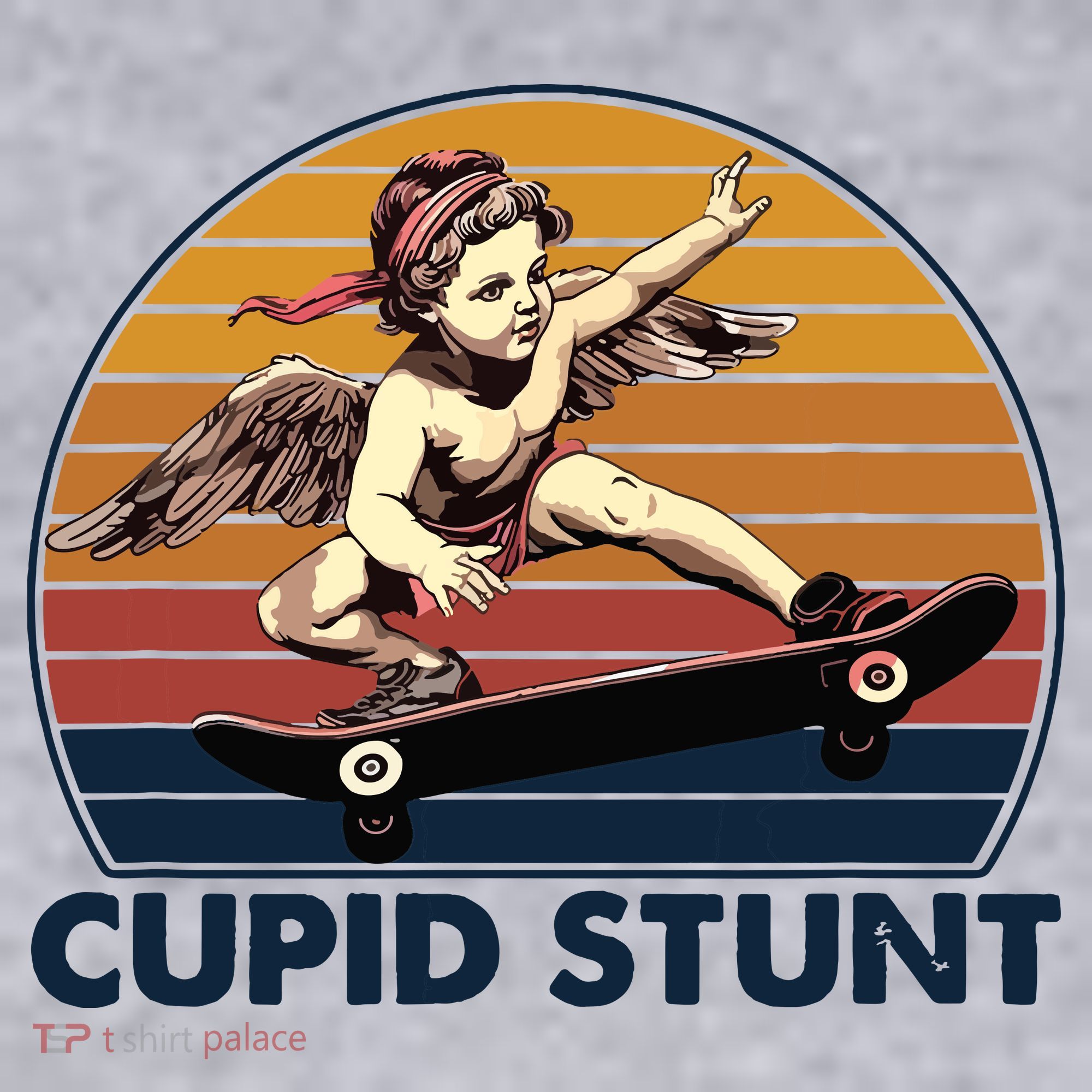 Cupid Stunt Embarrassing Women's Racerback Cropped Tank