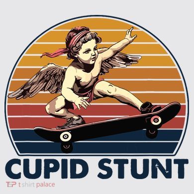Cupid Stunt Embarrassing Womens Funnel Neck Pullover Hood