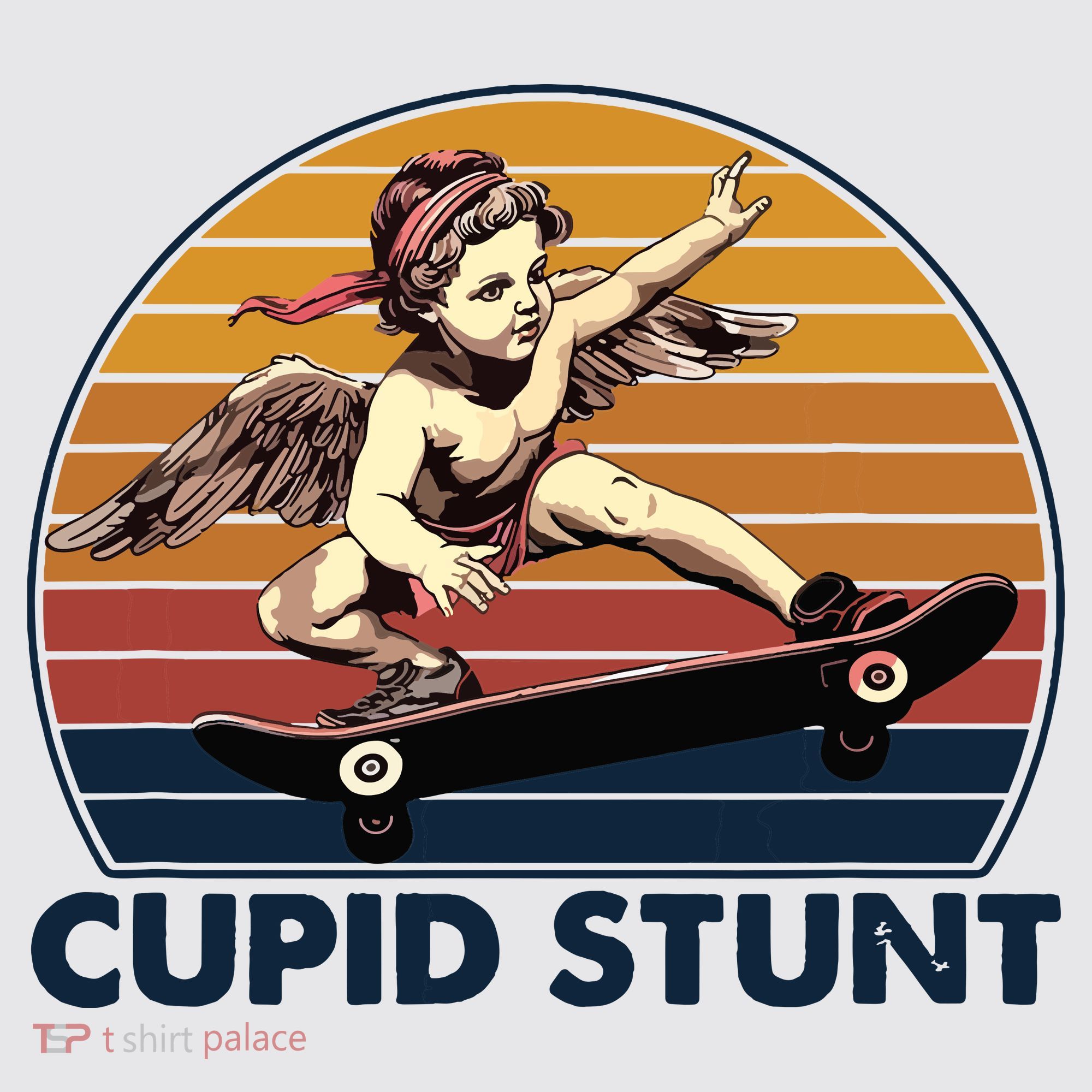 Cupid Stunt Embarrassing Womens Funnel Neck Pullover Hood