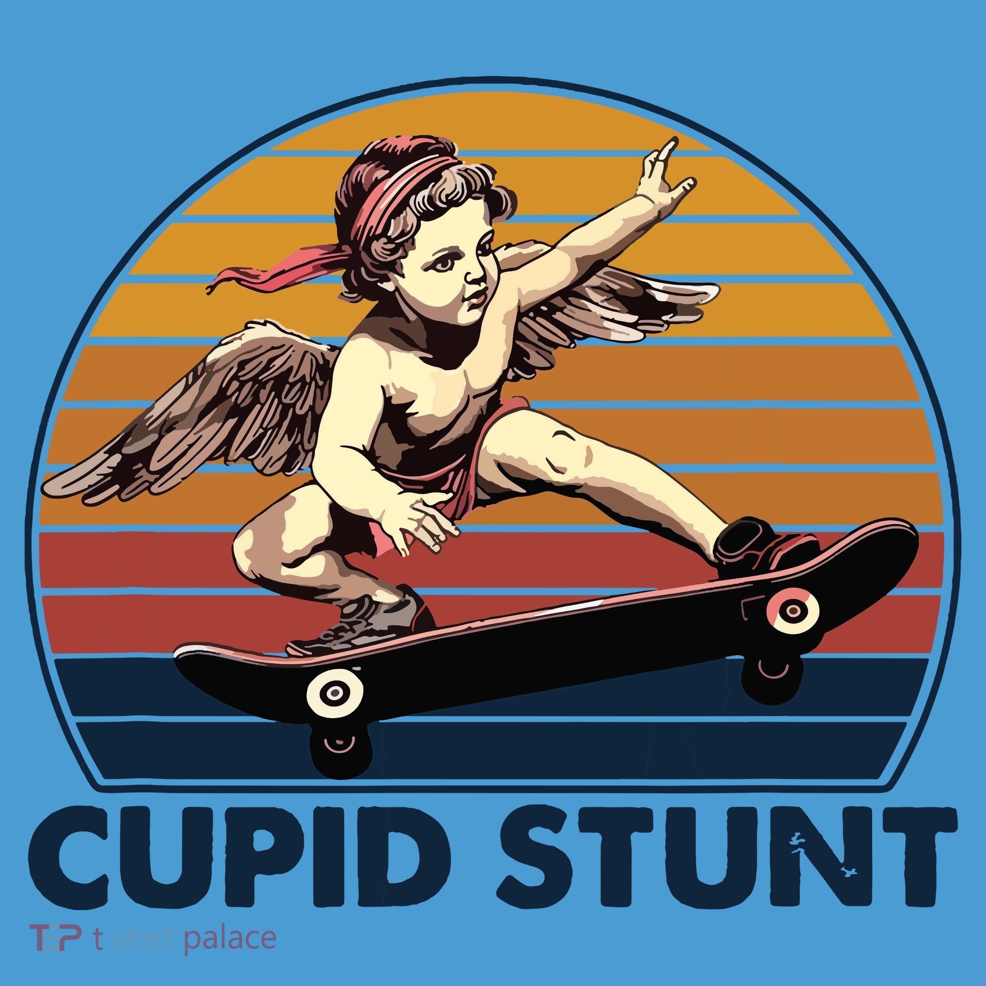Cupid Stunt Embarrassing Tie Dye Hoodie