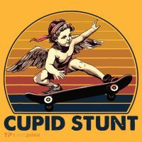 Cupid Stunt Embarrassing Pom Pom 12in Knit Beanie thumb 2