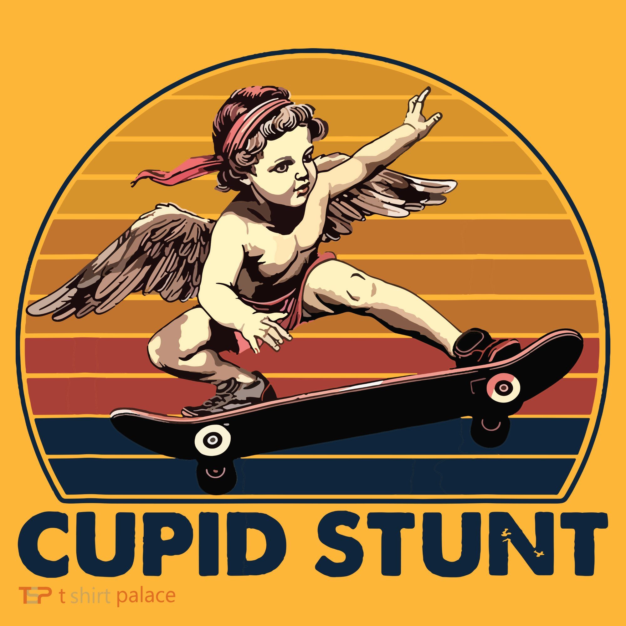 Cupid Stunt Embarrassing Pom Pom 12in Knit Beanie