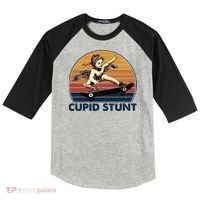 Cupid Stunt Embarrassing Raglan Baseball Sleeve Shirt thumb 0