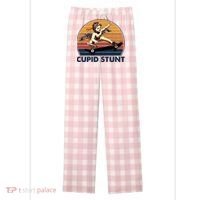 Cupid Stunt Embarrassing Women's Flannel Plaid Pajama Pants thumb 0